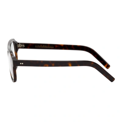 Shop Cutler And Gross Black Tortoiseshell 0822v3 Glasses In Camo