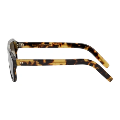 Shop Cutler And Gross Black & Tortoiseshell 0822v2 Sunglasses