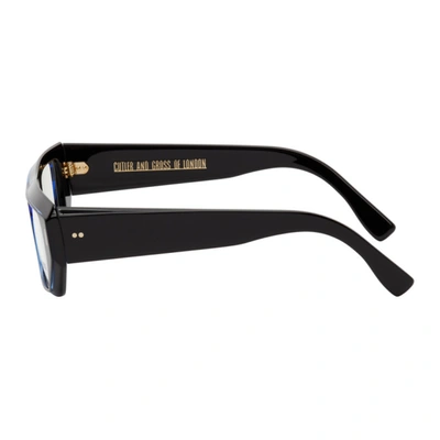 Shop Cutler And Gross Black 1367 Glasses In Black/blue