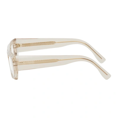 Shop Cutler And Gross Beige 1367 Glasses In Granny