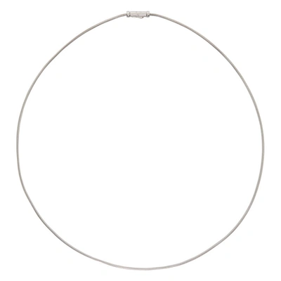 Shop Tom Wood Silver Boa Chain Necklace