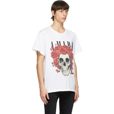 Shop Amiri White Grateful Dead Edition Graphic T-shirt