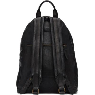 Shop Officine Creative Black Oc Backpack