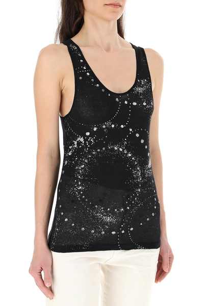 Shop Saint Laurent Embellished Jersey Tank Top Nd  Donna Xs