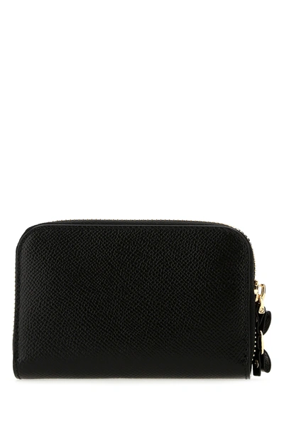 Ferragamo Black Leather Wallet