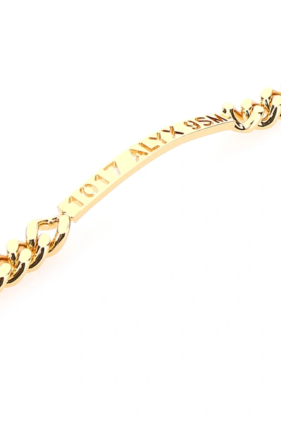 Shop Alyx Gold Metal Bracelet  Nd  Uomo L/xl