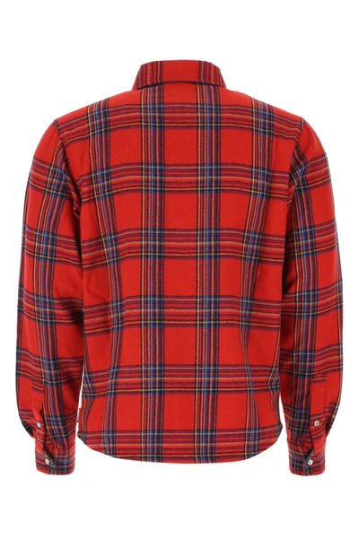 Shop Billionaire Boys Club Embroidered Flannel Shirt Nd  Uomo M