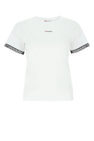 Shop Red Valentino White Cotton T-shirt  White  Donna Xs