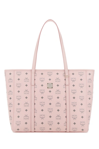 Shop Mcm Printed Canvas Medium Toni Shopping Bag  Nd  Donna Tu