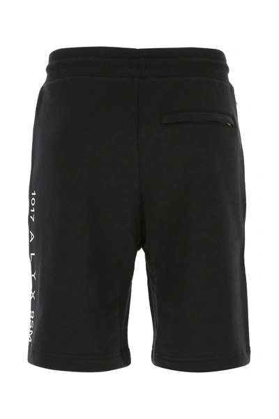 Shop Alyx Black Cotton Bermuda Shorts Nd  Uomo S