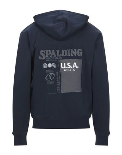 Shop Spalding Sweatshirts In Dark Blue