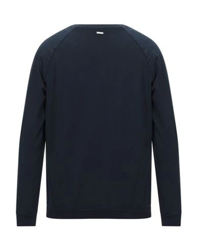 Shop Aglini Sweatshirts In Dark Blue