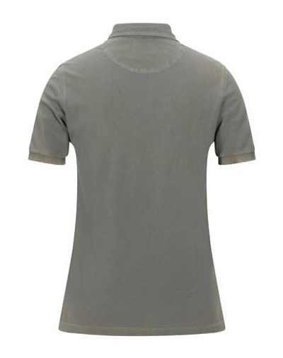 Shop Gran Sasso Man Polo Shirt Military Green Size 46 Cotton