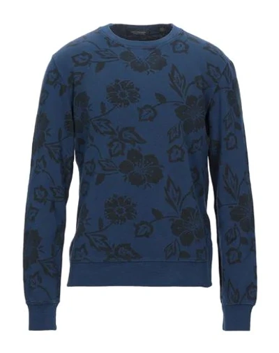 Shop Scotch & Soda Sweatshirts In Dark Blue