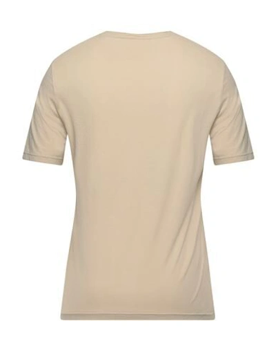 Shop Filippo De Laurentiis Man T-shirt Beige Size 46 Cotton