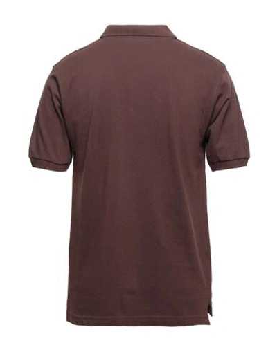 Shop Hardy Crobb's Polo Shirts In Brown