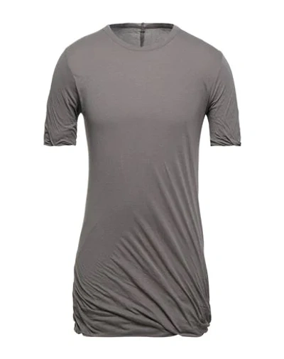 Shop Rick Owens T-shirts In Khaki