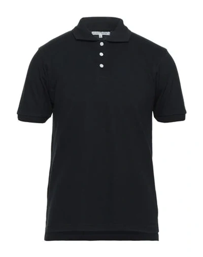 Shop Hardy Crobb's Polo Shirts In Black