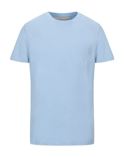 Shop Selected Homme T-shirts In Sky Blue