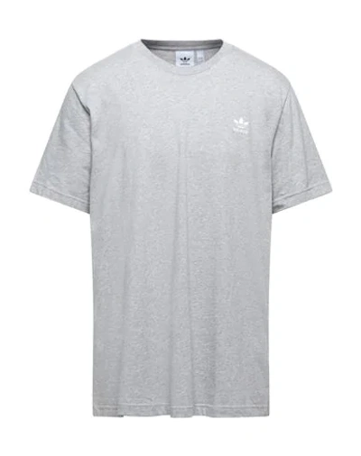 Shop Adidas Originals T-shirts In Light Grey