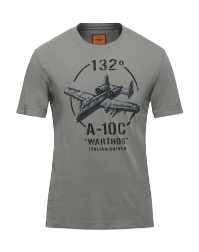 Shop Aeronautica Militare T-shirt In Military Green