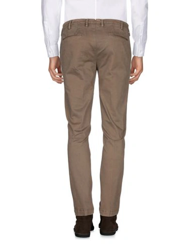 Shop Sp1 Casual Pants In Brown