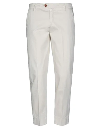 Shop Bonheur Woman Pants White Size 27 Cotton, Elastane
