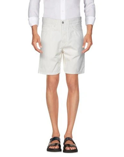 Shop Carhartt Man Shorts & Bermuda Shorts White Size 30 Cotton