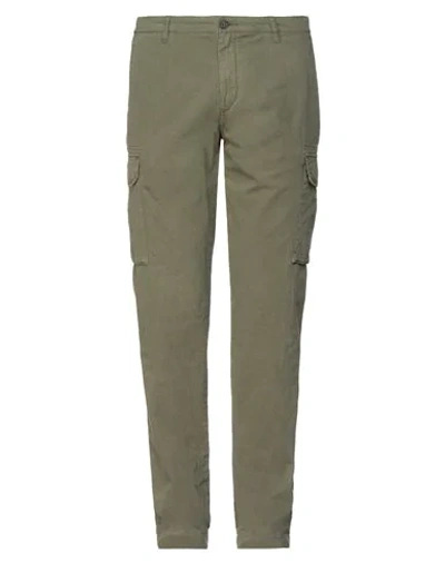 Shop 40weft Man Pants Military Green Size 38 Cotton