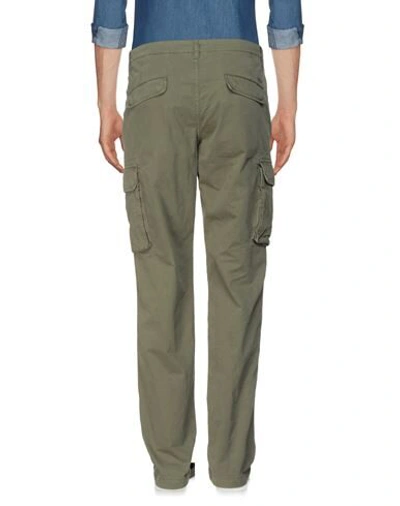 Shop 40weft Man Pants Military Green Size 38 Cotton