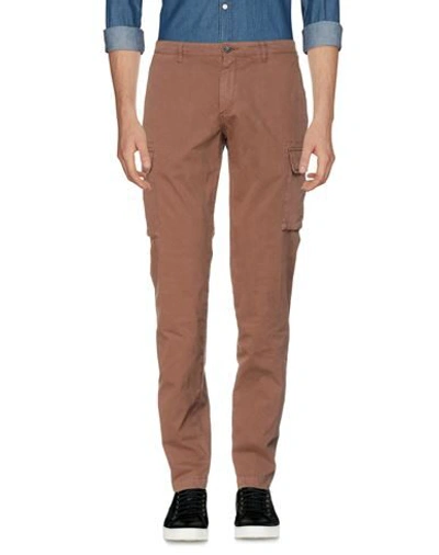 Shop 40weft Man Pants Brown Size 38 Cotton