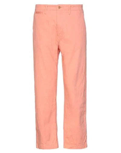 Shop East Harbour Surplus Pants In Salmon Pink