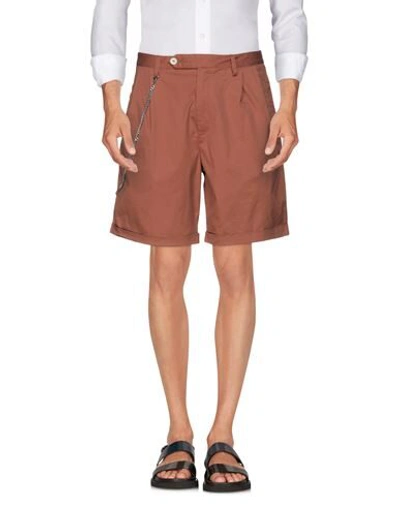 Shop Altatensione Shorts & Bermuda Shorts In Tan