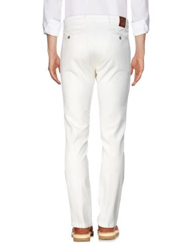 Shop Briglia 1949 Man Pants White Size 30 Cotton, Elastane