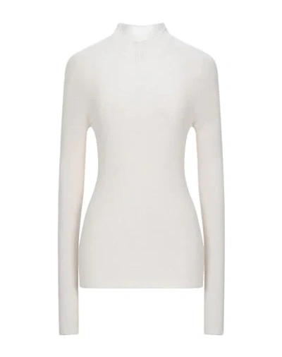 Shop Rick Owens Turtlenecks In Beige