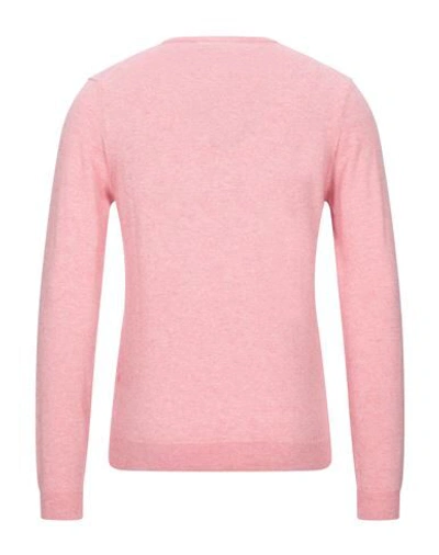 Shop Brooksfield Man Sweater Pink Size 42 Cotton, Cashmere