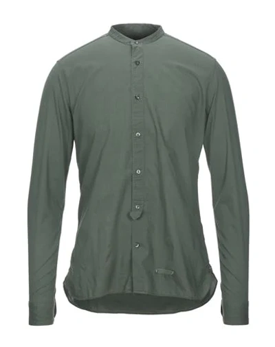 Shop Tintoria Mattei 954 Shirts In Military Green