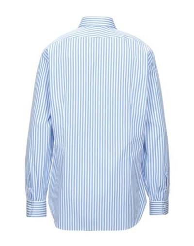 Shop Alessandro Gherardi Shirts In Sky Blue