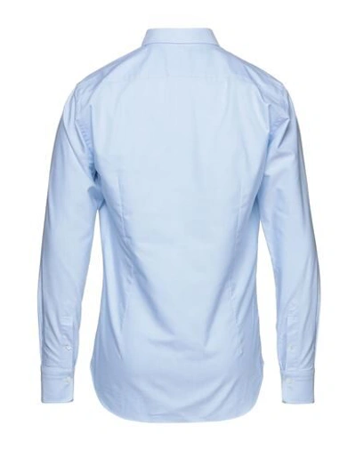 Shop Alessandro Gherardi Shirts In Sky Blue