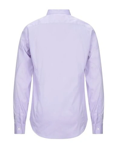 Shop Mauro Grifoni Shirts In Lilac