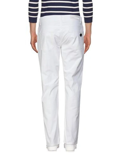 Shop Pmds Premium Mood Denim Superior Man Denim Pants White Size 33 Cotton, Elastane
