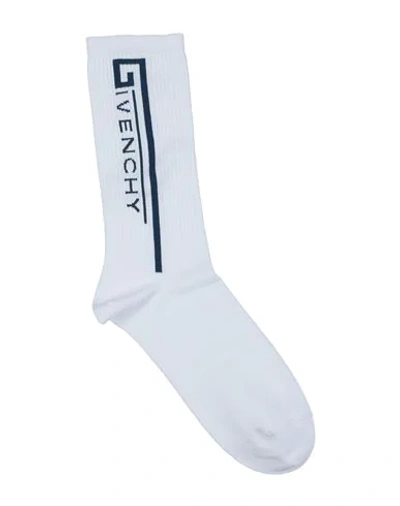 Shop Givenchy Short Socks In White