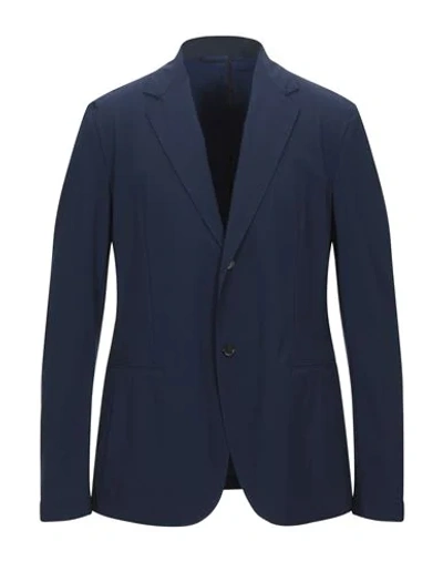 Shop Hydrogen Suit Jackets In Dark Blue