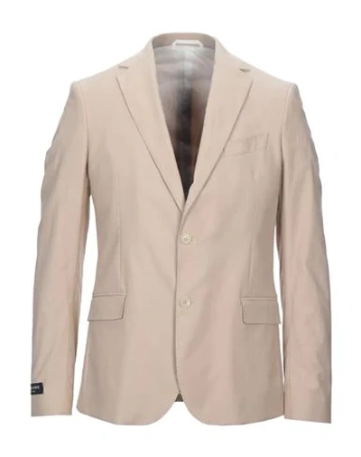 Shop Marciano Suit Jackets In Beige