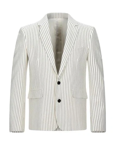 Shop Celine Suit Jackets In Ivory