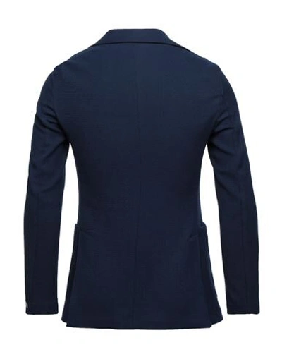 Shop 0909 Fatto In Italia Suit Jackets In Dark Blue