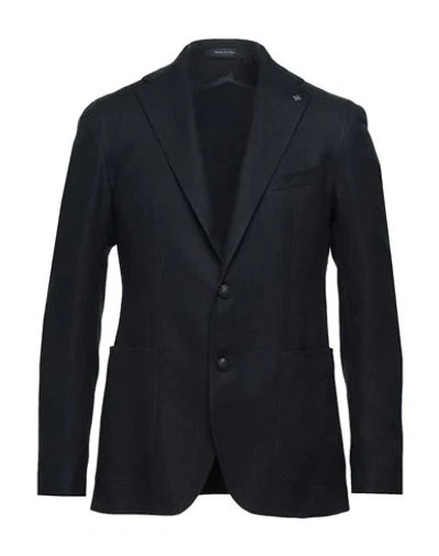Shop Tagliatore Suit Jackets In Black