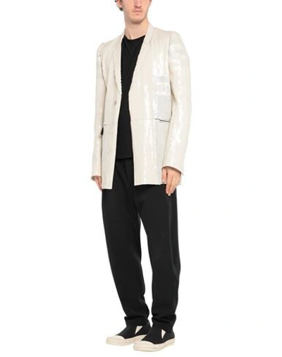 Shop Rick Owens Suit Jackets In White