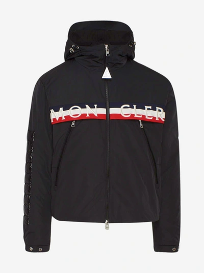 Shop Moncler Black Olargus Jacket