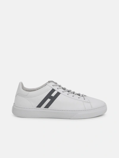 Shop Hogan White H365 Sneakers